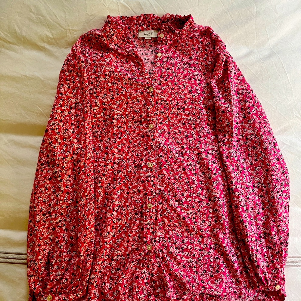 Loft Ruffle Shirt